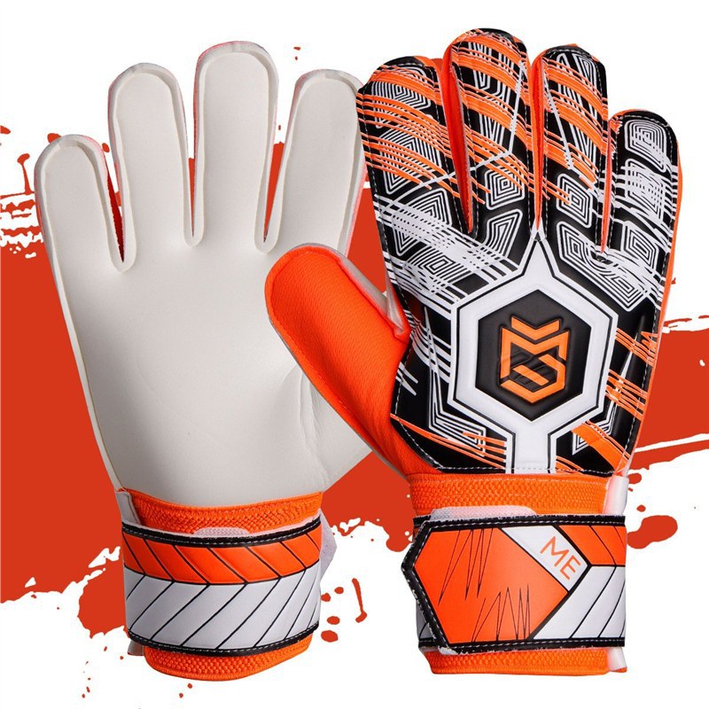 Guantes de portero, guantes de fútbol, guantes para adultos, niños, equipos de protección de dedos para estudiantes de primaria, entrenamiento antideslizante para hombres y mujeres