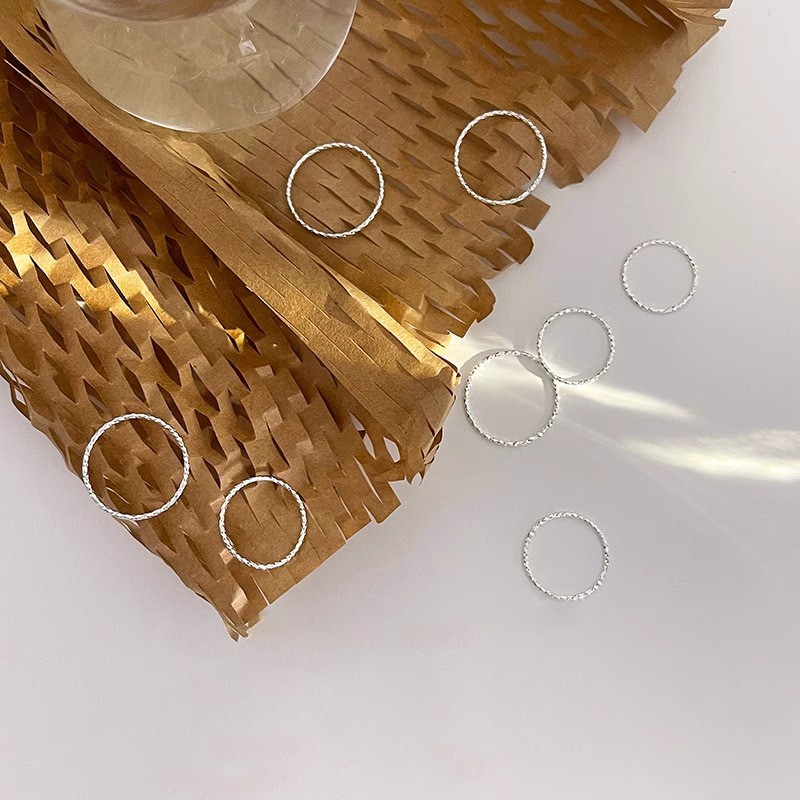 TIQI S  한국식 자동차 꽃 스타 링 여성 기어 일반 링 얇은 손가락 링 테일 링 조인트 링 도매