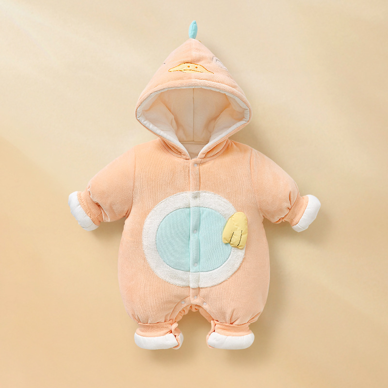 Baby overcoat otoño y invierno ropa recién nacida para niños, hombres y mujeres, algodón engrosado y cálido para salir ropa de invierno para bebés image 10