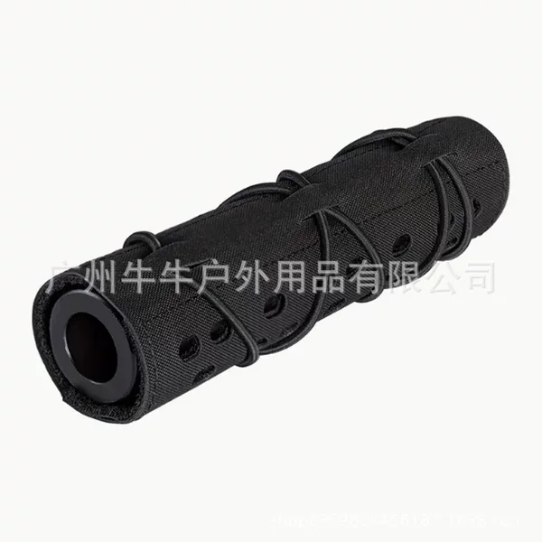 Popular Cross-Border Tactical Silencer Protective Cover, Military Fan Sniper Camouflage Cover, Outdoor Shooting Real-Life Cs Protective Cover