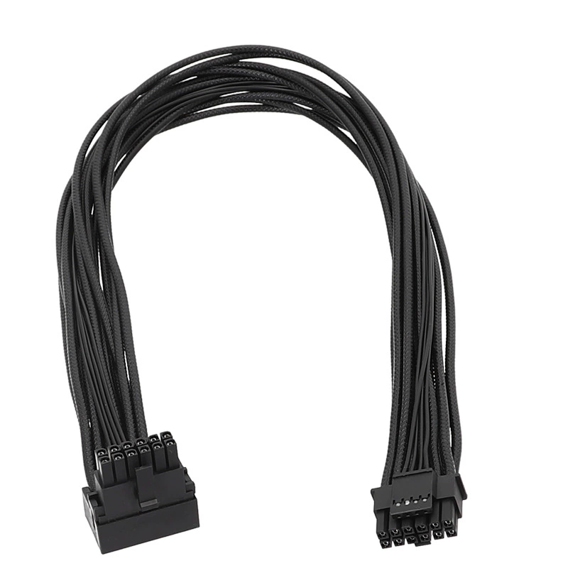 Графическая карта линия 90 градусов L-образный тип 12VHPWR 16PIN к 16PIN модуль кабель для графической карты ATX3.0 выпуклая линия
