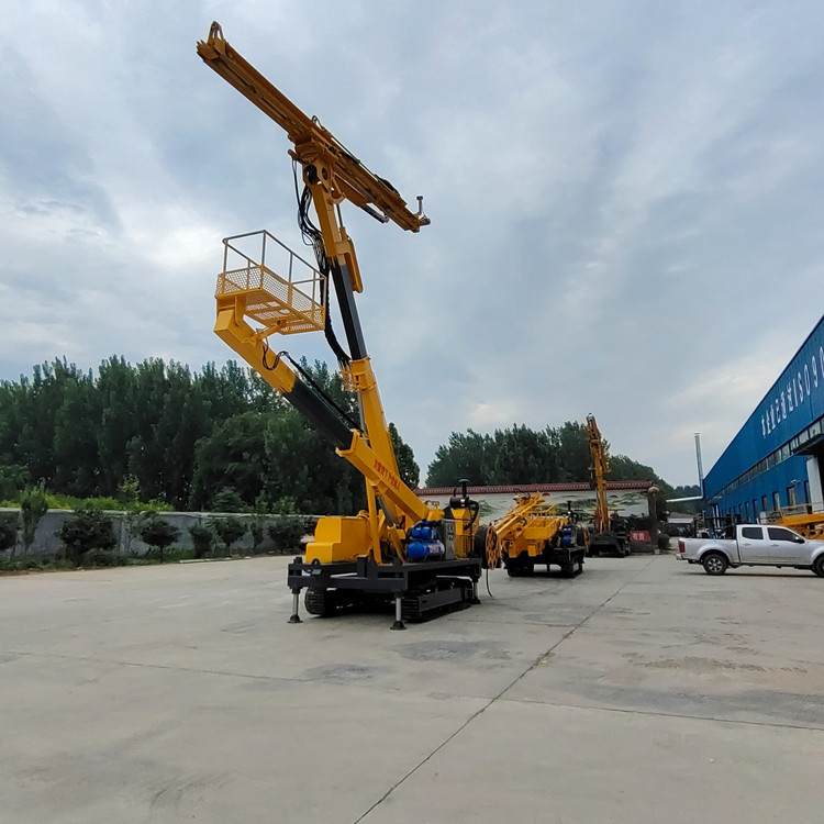 挖机潜孔钻隧道360度旋转打孔机厂家 山洞隧道涵洞打孔凿岩设备