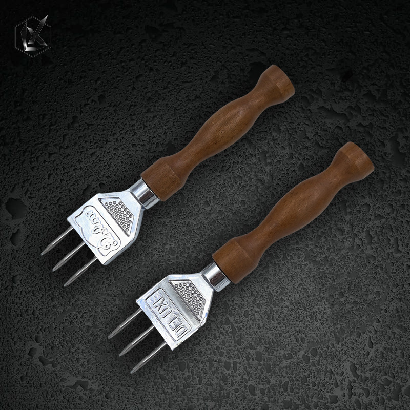 Wholesale In-Stock Bar Professional Bartender Ice Chisel Stainless Steel Three-Prong Ice Pick Ice Opener Cocktail Three-Head Ice Pick Wholesale In-Stock Bar Professional Bartender Ice Chisel Stainless Steel Three-Prong Ice Pick Ice Opener Cocktail Three-Head Ice Pick