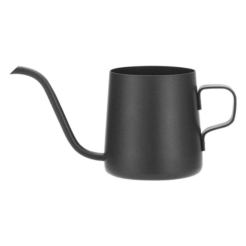 304 de acero inoxidable 250ml 350ml olla de mano pequeño mini cafetera hogar boca delgada boca larga olla oreja colgando olla
