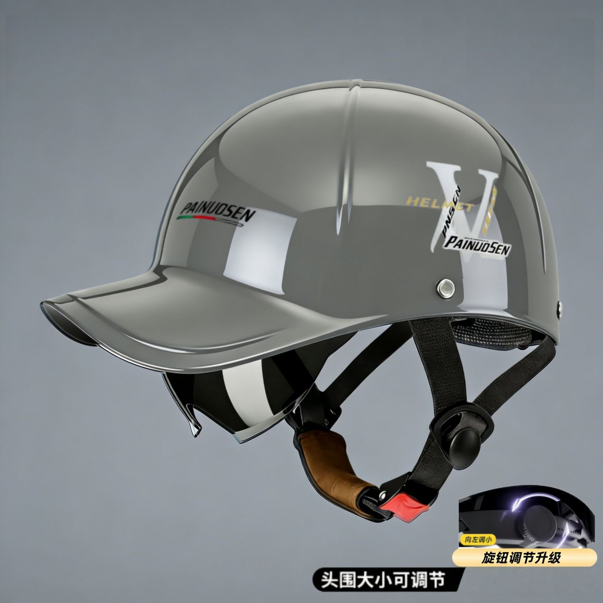 Cross-Border Foreign Trade Specializes in Electric Vehicle Helmets for Men and Women, Suitable for All Seasons, Safety Helmets for Electric Motorcycles, Summer Half Helmets
