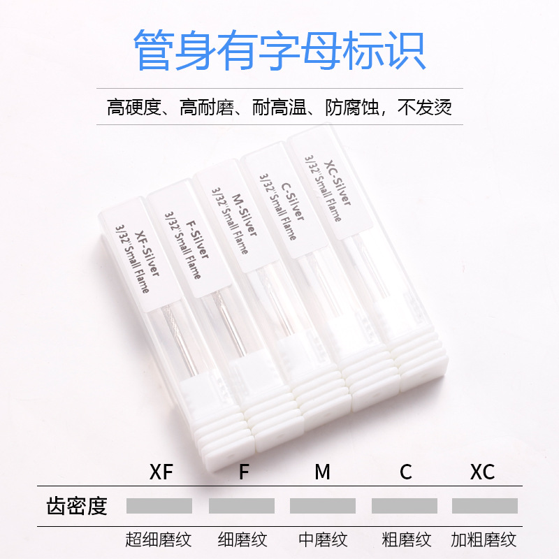 Ventas en caliente transfronterizas de uñas de acero de tungsteno molienda pre-tratamiento broca de molienda elimina la superficie de la piel de fábrica directa