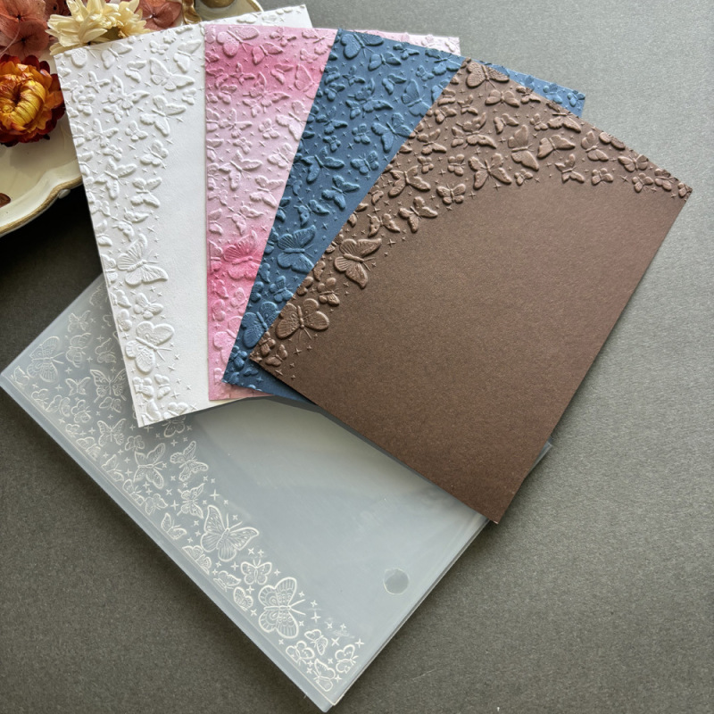 リーフ 3D テクスチャボードプラスチック凹凸エンボスボードエンボス加工エンボス印刷クリップフォトアルバムグリーティングカードハンドブックテンプレート|undefined