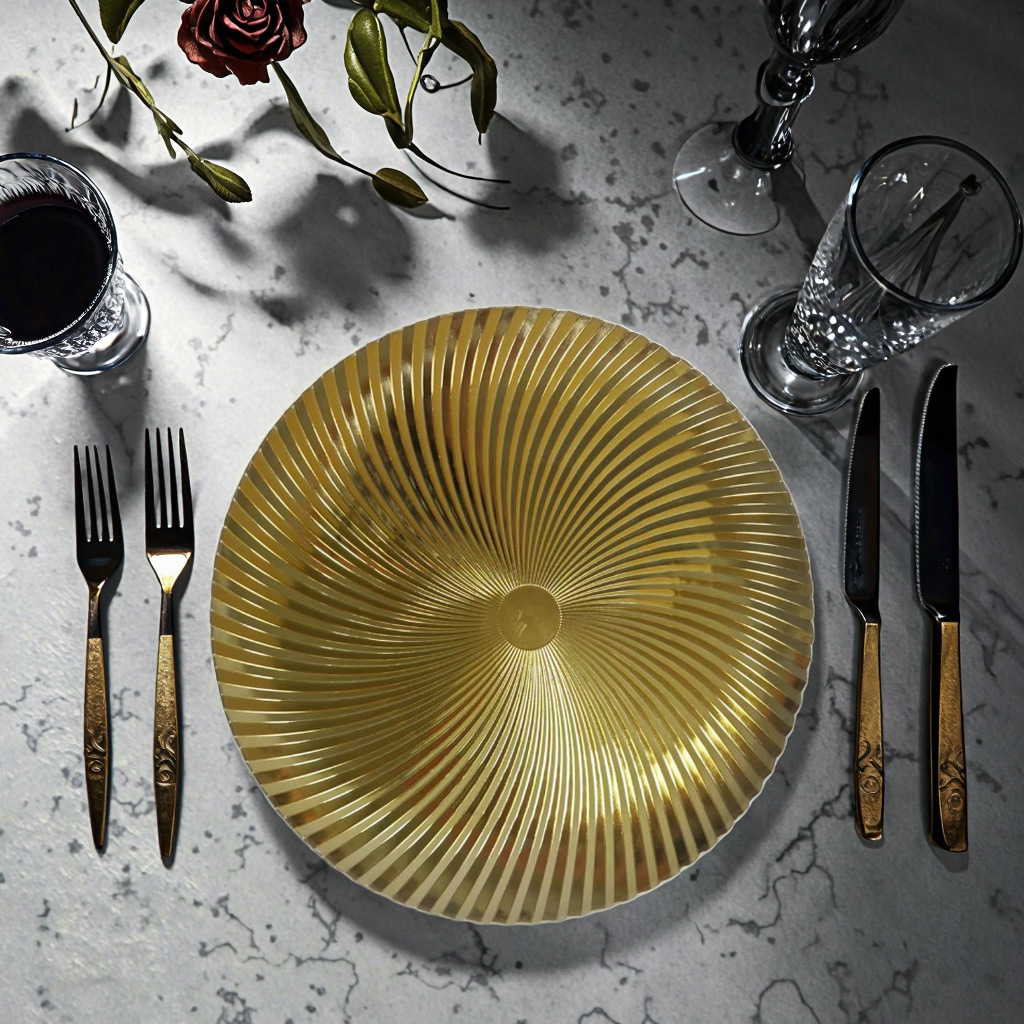 2025 nuevo comercio exterior retro plato de fruta de estilo europeo plato de banquete plato de boda plato de platos de carga