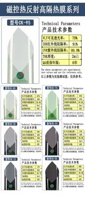 Automotive Film Nano Ceramic Anti-Ultraviolet - 152m15m-magnetron-heat-reflective-high-thermal-insulation-series