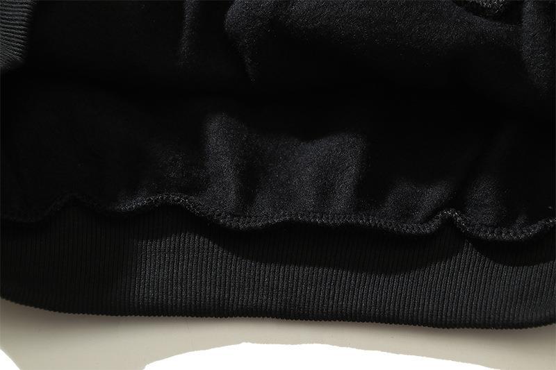 Giacca in puro cotone, vestibilità ampia hip-hop, Kanye, catena di ferro unisex con teschio, felpa con cappuccio Kirin, tendenza felpa con cappuccio_voghion.com