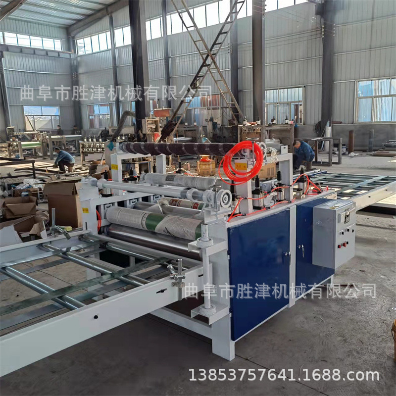 亚克力板PUR热胶平贴机 生态板贴纸覆膜机木工木饰面板贴面机厂家