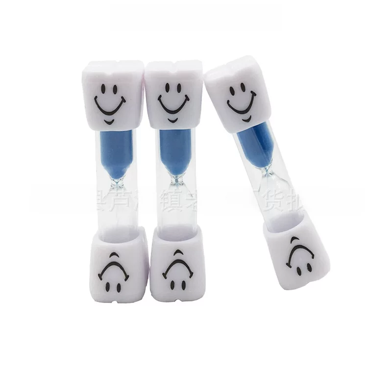 Plastic cartoon brushing timer, hourglass, scale 1:2, Birthday gift