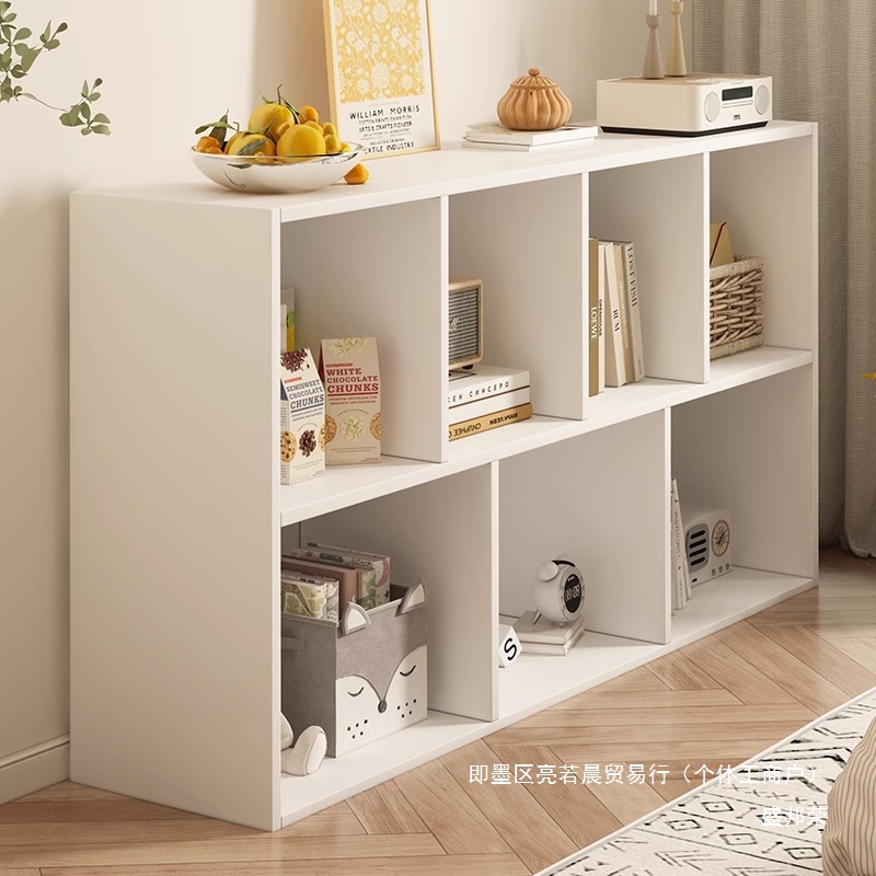 Factory Direct Sales Bookcase Household Bookshelf Storage Rack Kindergarten School Bag Cabinet Living Room Grid Cabinet Storage Storage Cabinet