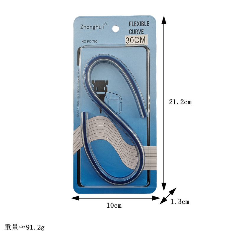 Serpiente gobernante serpiente gobernante arte dibujo diseño serpiente gobernante curva gobernante tablero 30/40/50/60cm