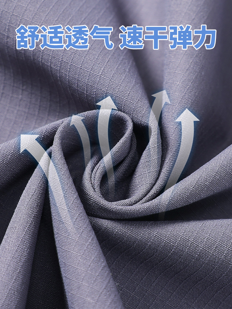 Verano hombre ropa de trabajo relajada ocio multibolsillo taller de fábrica a prueba de agua protección solar manga larga ropa de entrenamiento herramientas