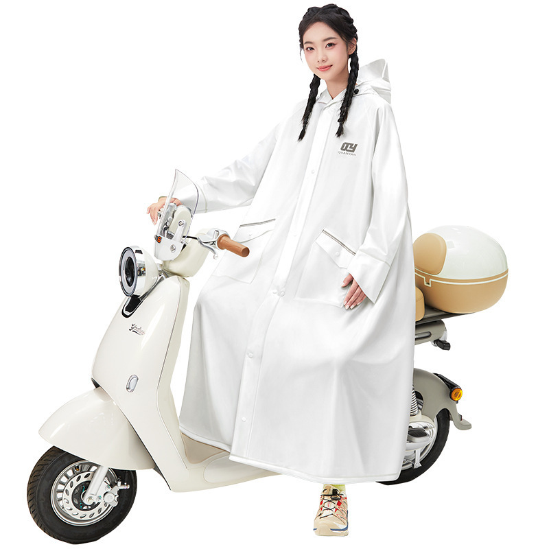雨衣电动车男女长款全身防暴雨分体式徒步电瓶自行车成人骑行雨披|undefined