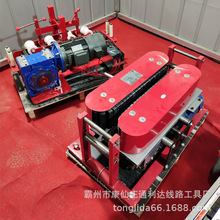 新款电缆输送机 汽油机型电缆牵引机 可调速电缆输送机电力传输机