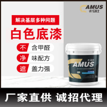 工厂现货批发水性墙面漆家用室内墙地固防潮抗碱涂料封闭白色底漆