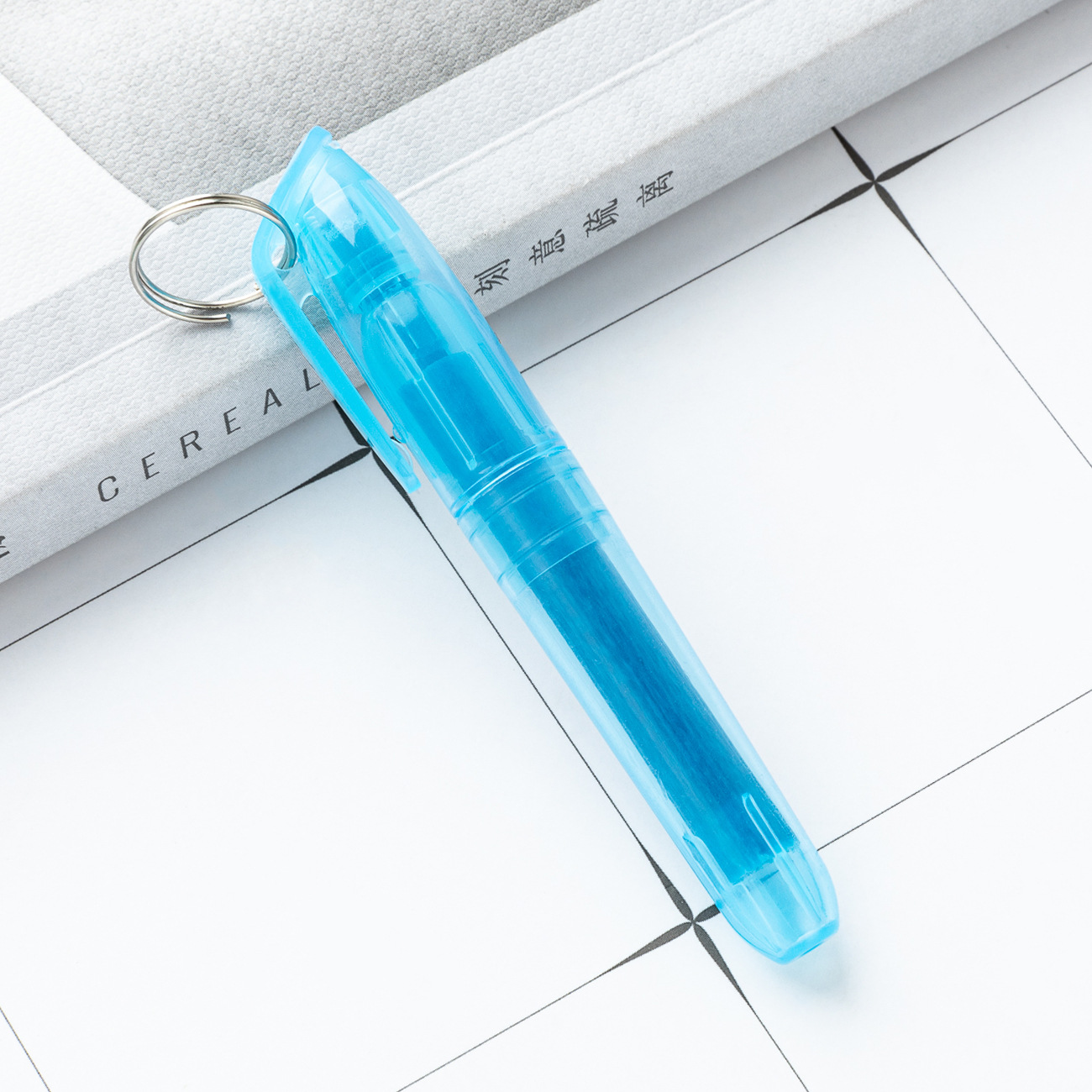 Plastico con colgante alumno color un solo cabezal de resaltador marcador de línea clave de graffiti marcador de cuenta