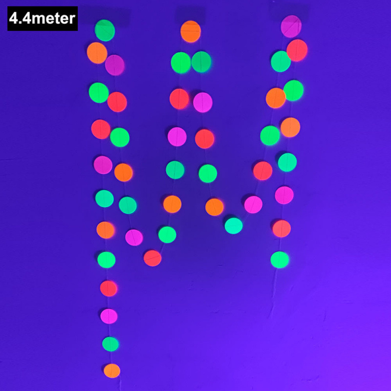 5 Roll UV Blacklight Reactive Tape Fluorescent Cloth Tape