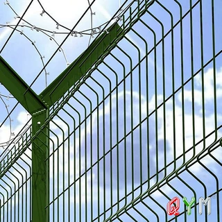 三角折弯金属栅栏镀锌丝焊接围栏花园小区庭院护栏外贸出口护栏网