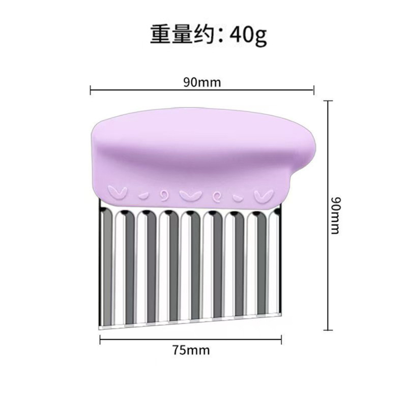 新しい家庭用ウルフトゥースジャガイモナイフ、メロンと果物の皮むきナイフ、波状ジャガイモカッター、幼児教育用補助食品カッター|undefined