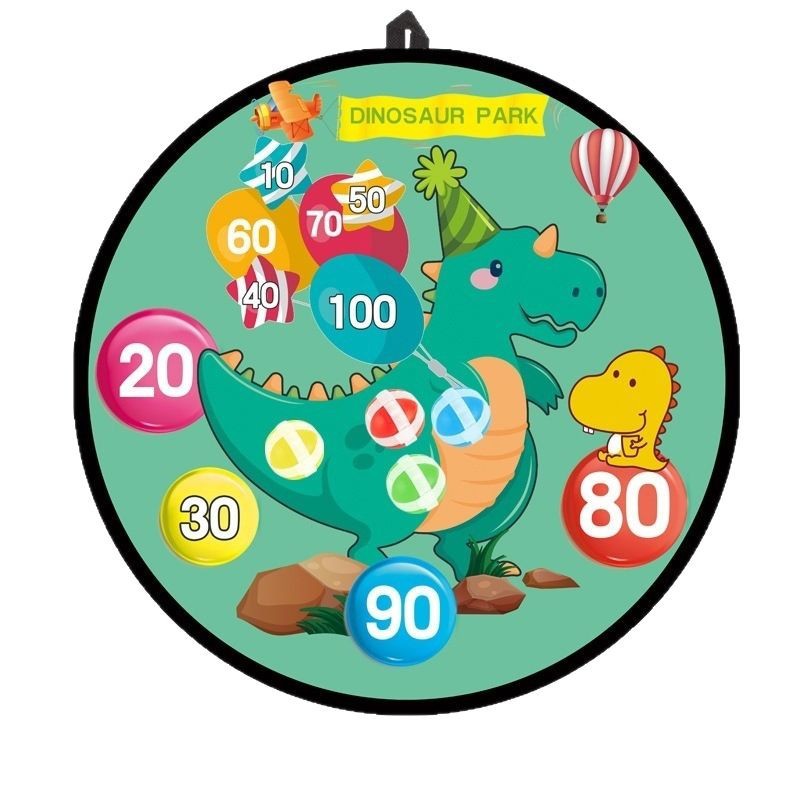 Juego de dardos de Amazon transfronterizo, objetivo pegajoso, frisbee para niños, juego de rompecabezas de lanzamiento interactivo entre padres e hijos, disco pegajoso