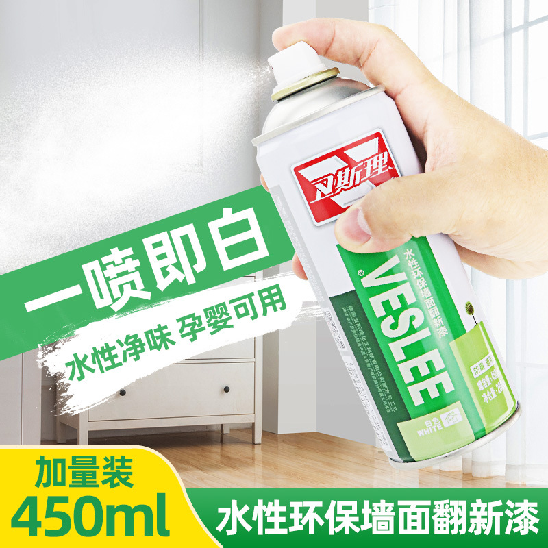 卫斯理水性环保墙面翻新漆遮盖瑕疵破损不易变色不流挂墙面修补剂