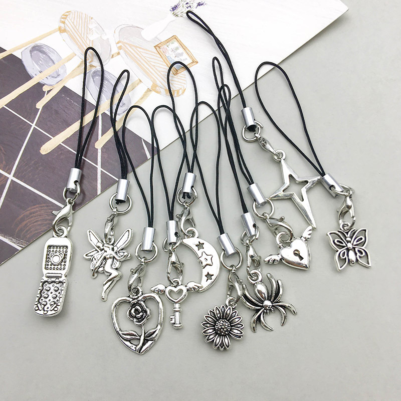 2g Weight Pendant Jewelry Making Type 15 * 21mm Jewelry Making Size DIY Jewelry Accessories Classification Mixed 11 Quantity Zinc alloy Material Moon, Flower, Butterfly Pattern Plating Design Retro Style Retro Moon Flower Butterfly Zinc Alloy Plating Jewelry Accessories 7