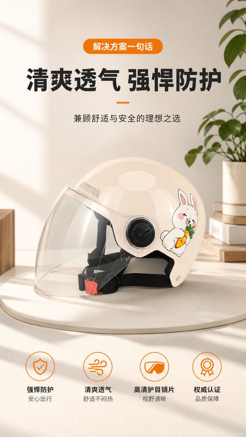 New national standard 3C certified electric vehicle helmet for men and women, summer sun protection, suitable for all seasons, adjustable riding safety helmet