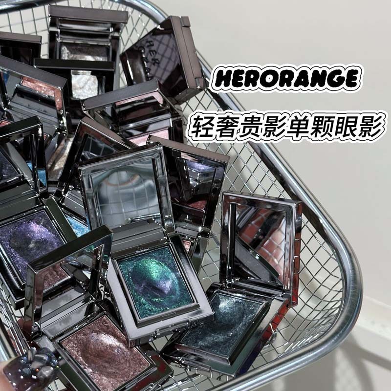 HERORANGE~ライトラグジュアリーシングルアイシャドウパール光沢のあるカメレオンブロークンダイヤモンドブライトニングマッシュポテトアイシャドウパレット|undefined
