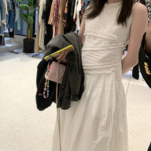 现货 彼得堡在逃公主裙 重工少女感蛋糕裙气质白色仙女连衣裙
