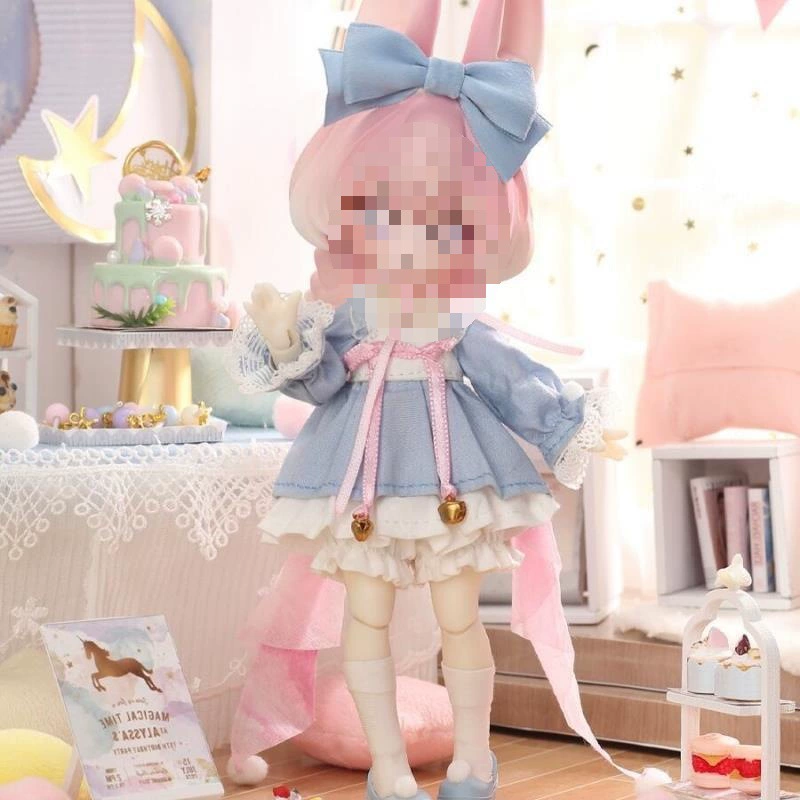 [正版米甜物语奇幻森林BJD盲盒12分BJD可动不可食用人偶]