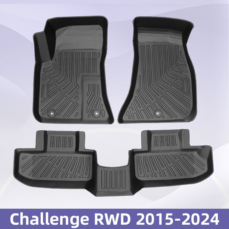Para Challenge RWD 2015 - 2024 TPE Foot Pads 3D All-Weather Material Backpack Pad