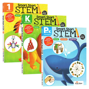 English version intelligent Enlightenment exercise book book 3 Kindergarten Small middle and large class Grade One Evan Moor Smart