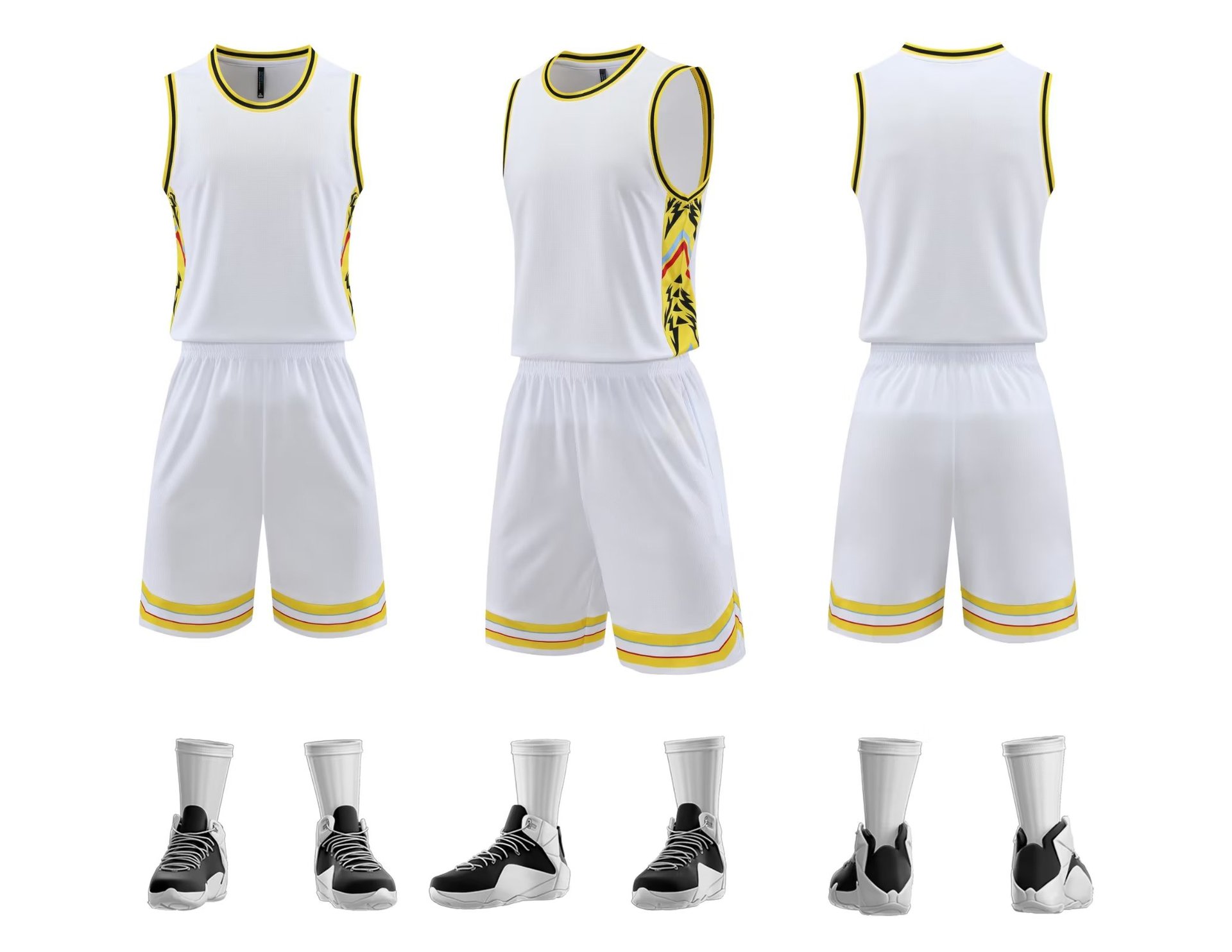 Quick Dried Kobe Basketball Kit Game Team Kits Children's Training Tank Top Sportswear Jersey Personality_voghion.com