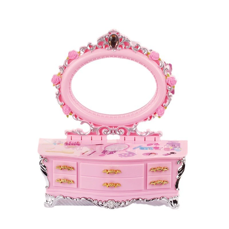Fashionable mirror, plastic table music box, for beloved, Birthday gift