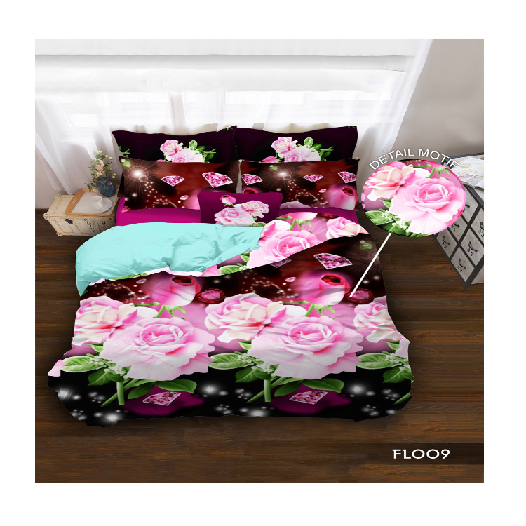 全涤磨毛印花布 梭织 3D 分散印花布 288F 80-135克