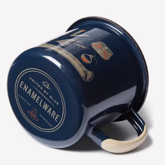 露营欧美设计搪瓷杯子diy英文字母咖啡马克杯周边水杯