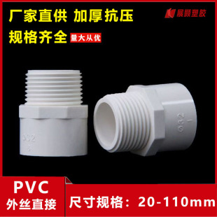 pvc����ֱ��ֱͨ���ݼyˮ�������z׃�����^4�ķ�25 32 50 63 75