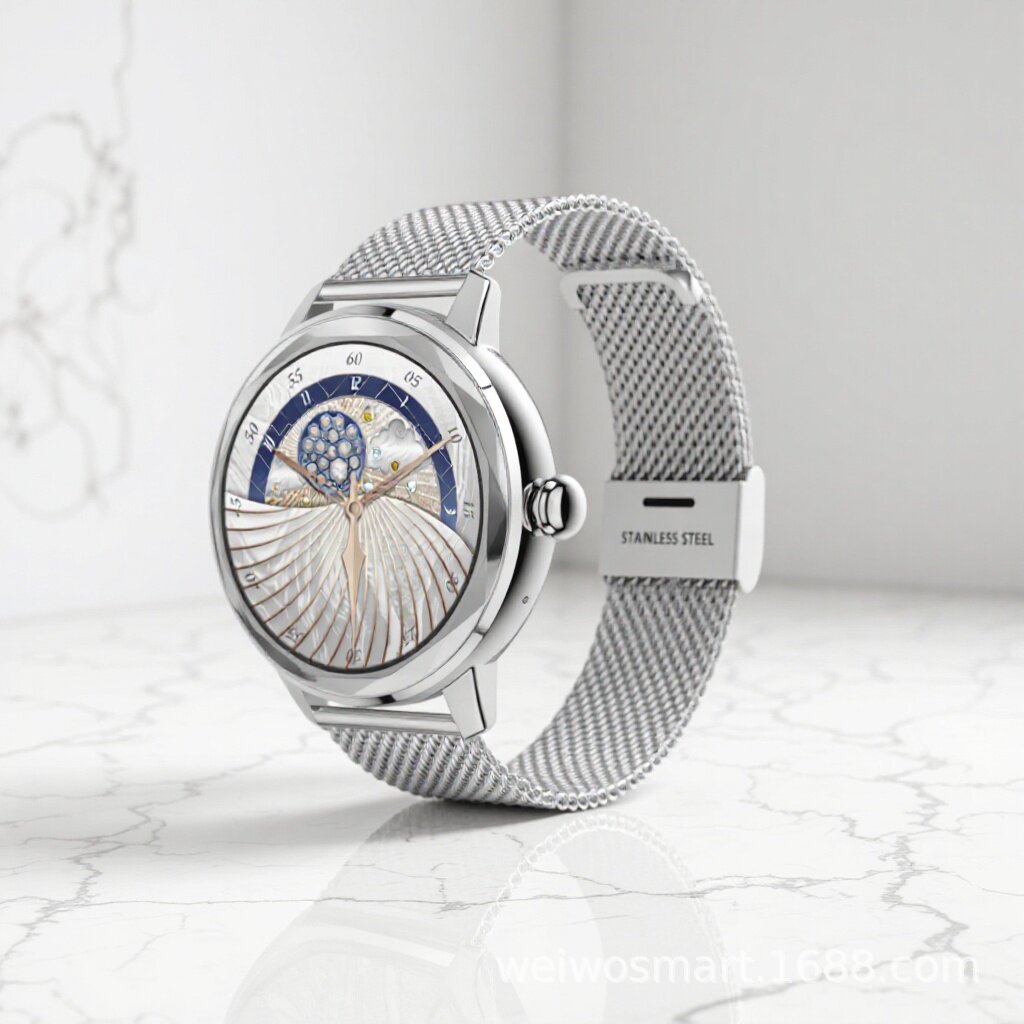 2024 New Smart Watch Women's Watch Fashion Beautiful Small Exquisite Women's Watch Explosions Real Heart Rate Blood Oxygen