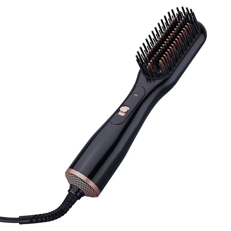 Cross-border three-in-one multi-functional hot air comb negative ion hair care straight hair comb lazy home hair comb factory direct supply