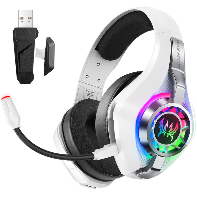 Gs400 Ultra Head-Mounted Bluetooth Headset with Microphone 2.4g Wireless Gaming Headset Suitable for Ps5/Ps4