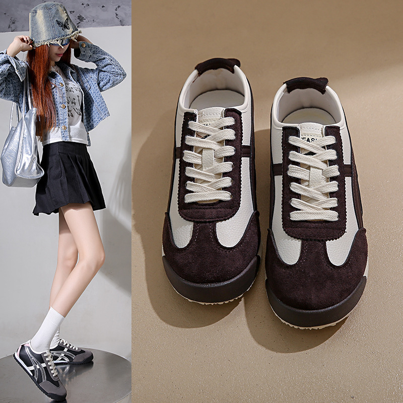 남성 및 여성 커플 운동화 위한 퍼티 슬립 온 신발 캐주얼 Cowhide 보드 신발