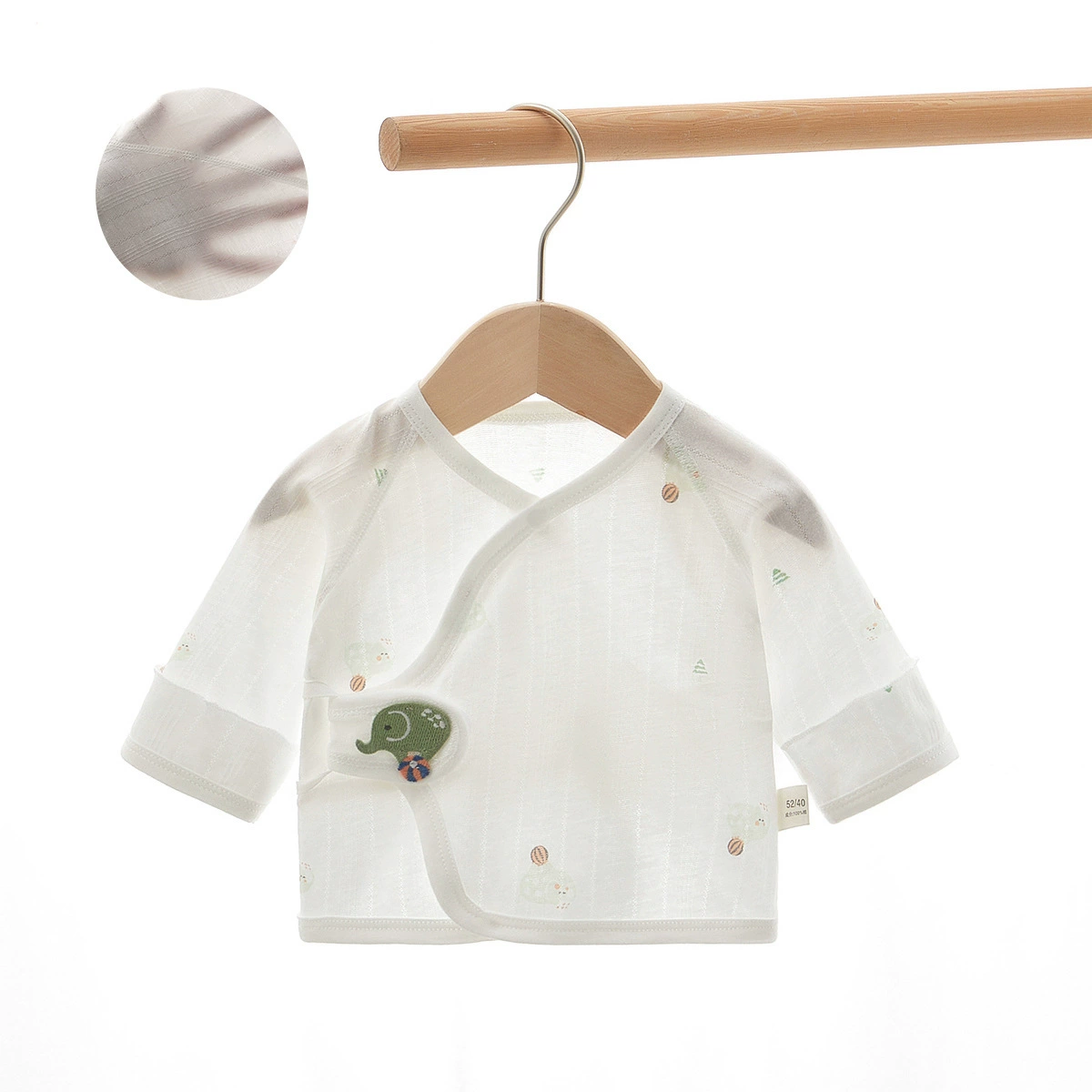 Младенческая одежда с половинной спиной Летняя модель 0-3 месяца