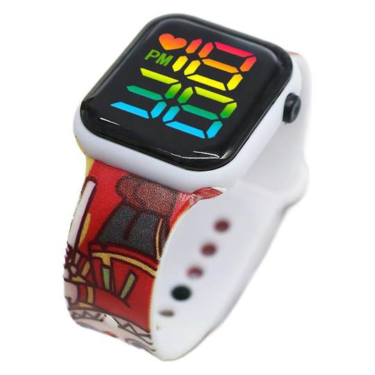 Source Manufacturer Supports Odm Customization Link, Suitable for Printed Cartoon Watch Straps, Color Printed Sports Wrist Electronic Watches