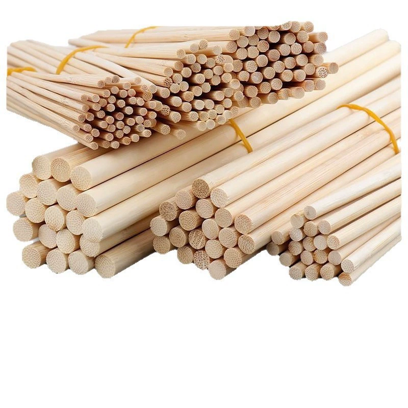 Thin wooden sticks, small wooden sticks, round wooden sticks, solid wood strips, round stick model materials, kindergarten DIY production, Russian pine wood