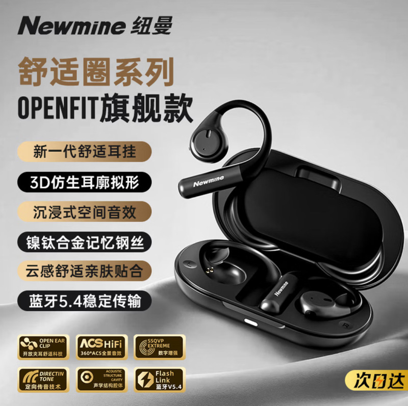 Suitable for Newman S2 Over-Ear Bluetooth Headphones, Hifi Sound Quality, Panoramic Sound Effect, Long Battery Life, Can Be Purchased as a Group Gift