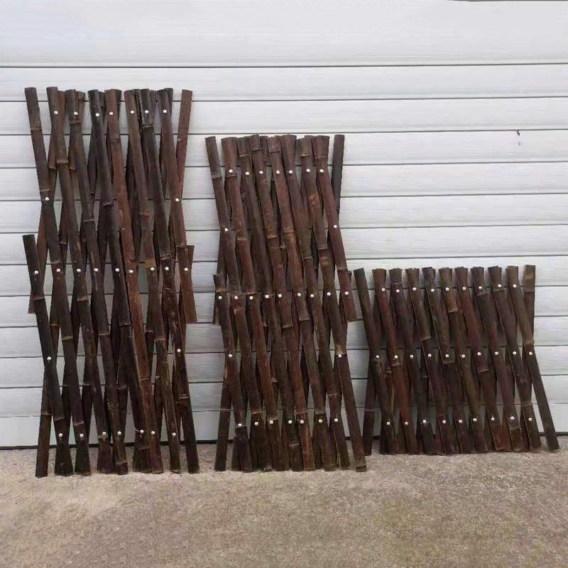 Outdoor Green Bamboo Fence Fence Vegetable Garden Garden Decorative Bamboo Fence Creative Fence Wall Balcony Planting Bamboo Pull Net