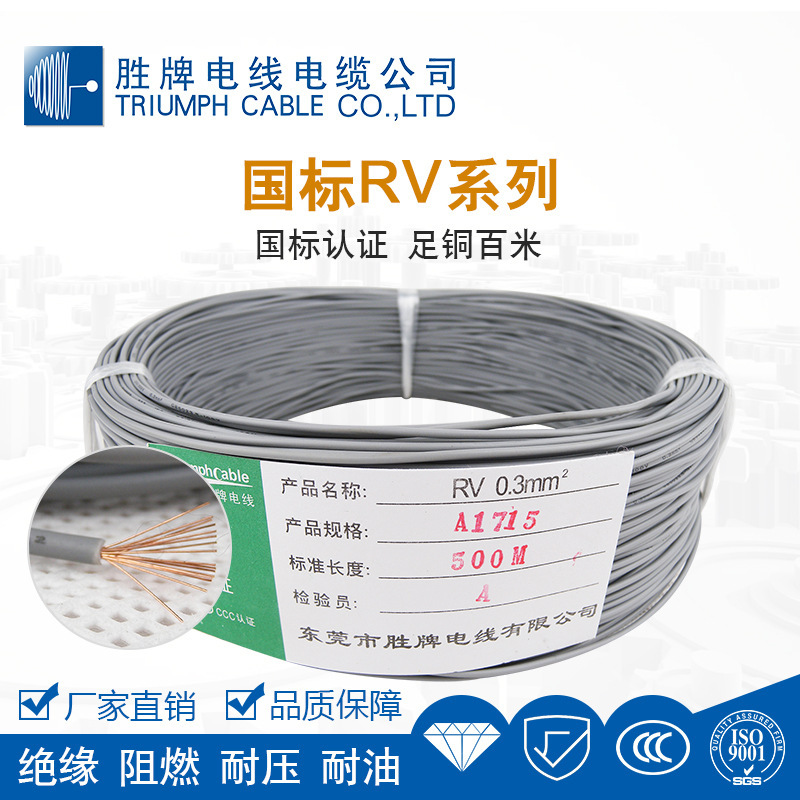 RV0.75MMPVC wire 70℃ for Household wire